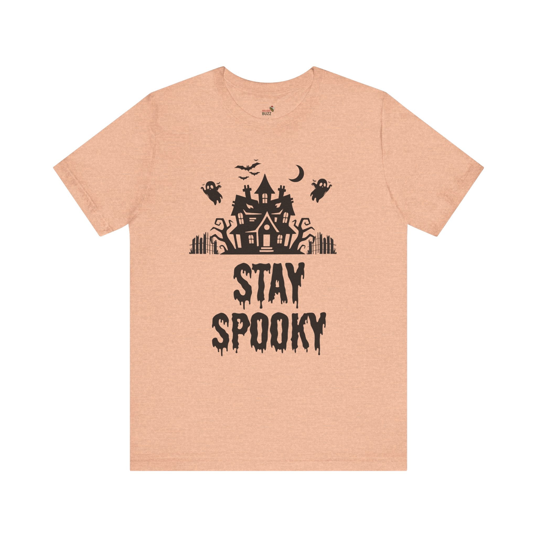 Stay Spooky Halloween T-Shirt – Haunted House Graphic Tee | Classic Halloween Shirt | Spooky Season Outfit