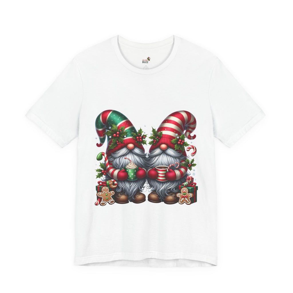 Cute Gnome Christmas Tee - Perfect For: Holiday Outfits, Festive Apparel, Christmas Gift Idea, & Cozy Winter Wear