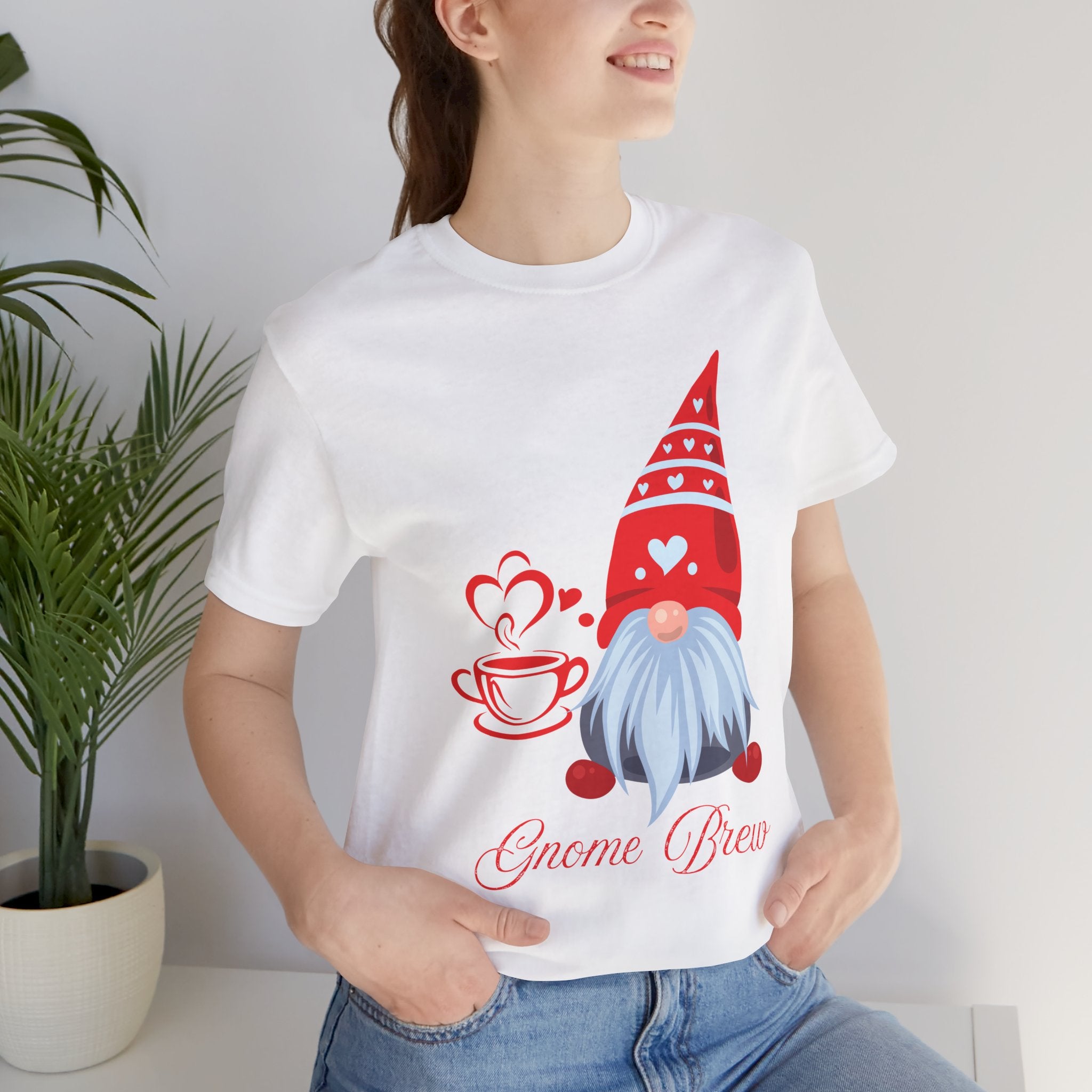 Gnome Brew Christmas Coffee Shirt – Cute Holiday Gnome Tee | Festive Hot Cocoa Lover T-Shirt