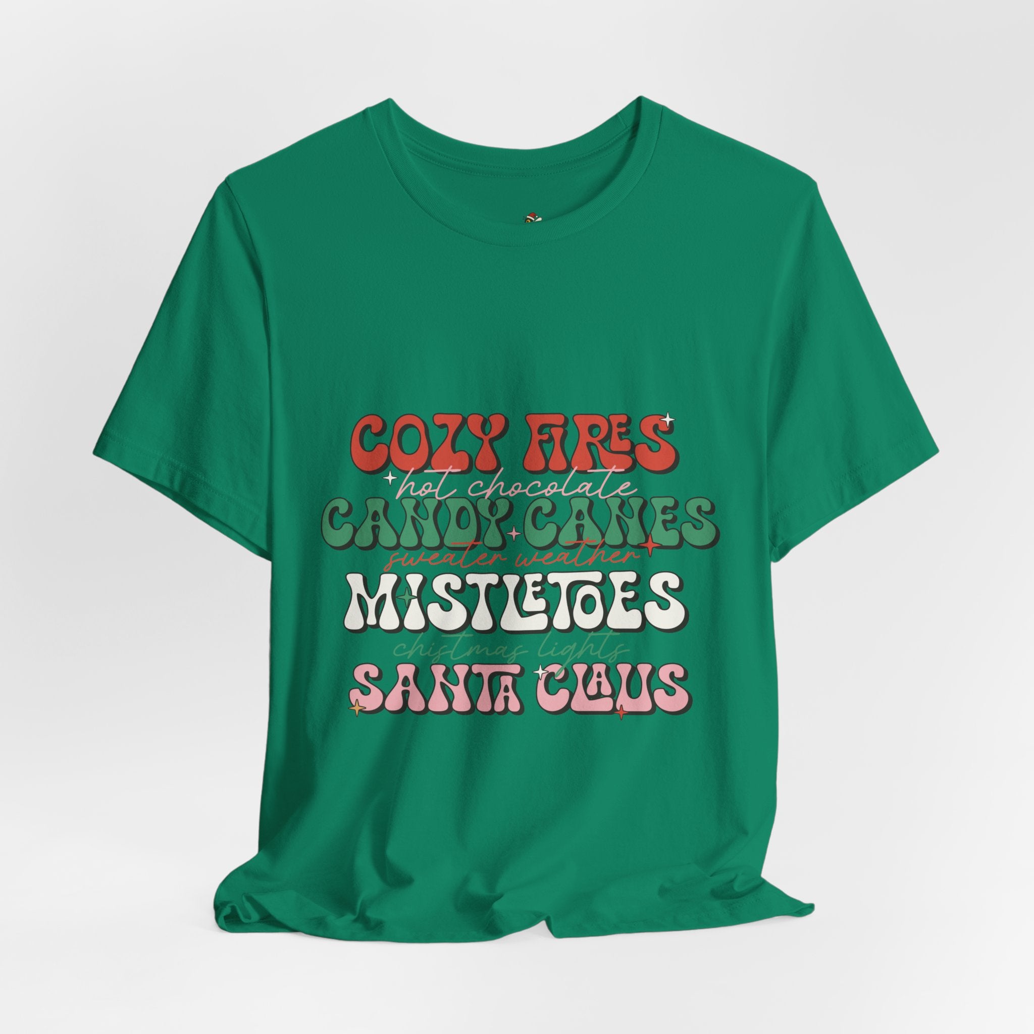 Cozy Fires & Candy Canes Christmas Shirt, Long Sleeve & Hoodie